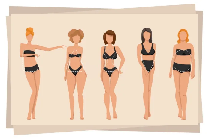 Different types of shapes of a woman's body - Witapedia